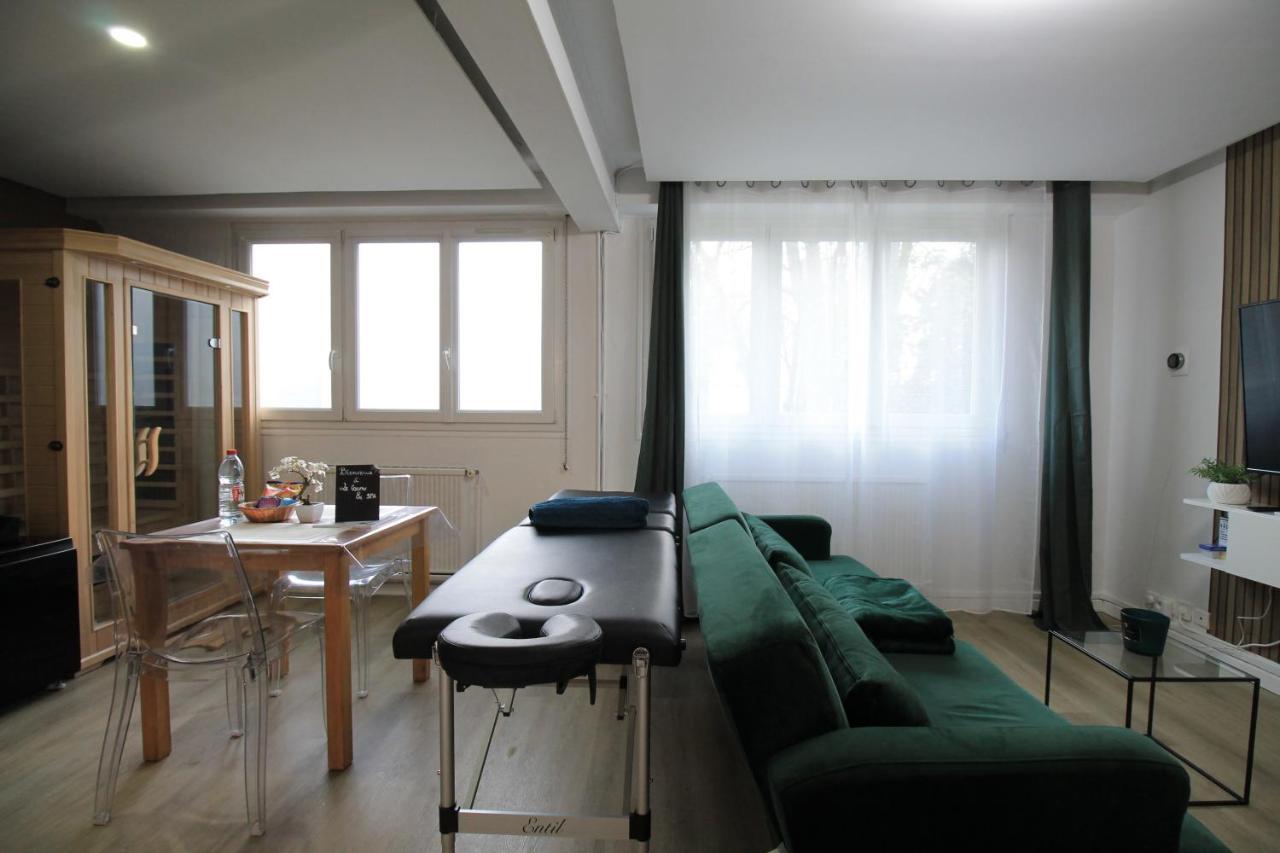 Derniere Reservations Avant Indisponibilite En Septembre Pour 12 Mois, Illimites Jacuzzi Spa Bain A Remous Interieur, Sauna Interieur, Parking Reserve, Vue Et Acces Parc, Prestations Uniques, 1Er Etage 코르베일에쏘네 외부 사진